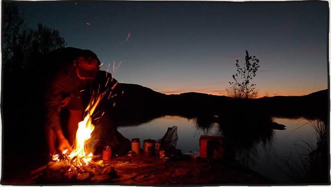 Devil's River first night campsite